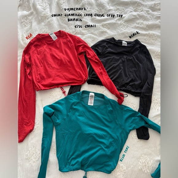 Gymshark Crop Top BUNDLE - Picture 2 of 11